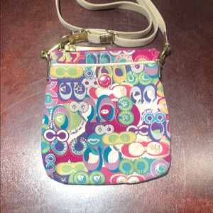 Coach Multi Colored Satchel